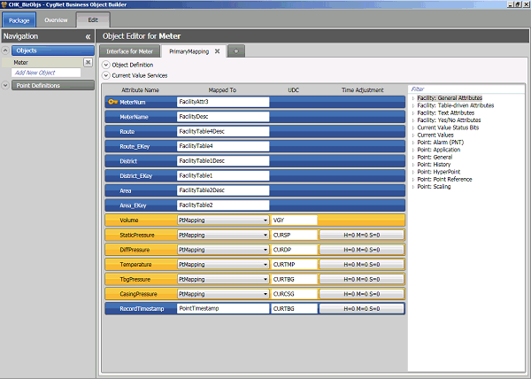 Business Object Mappings example